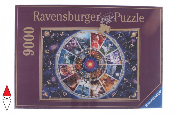 RAVENSBURGER, 17805, 4005556178056, PUZZLE TEMATICO RAVENSBURGER SEGNI ZODIACALI LO ZODIACO 9000 PZ