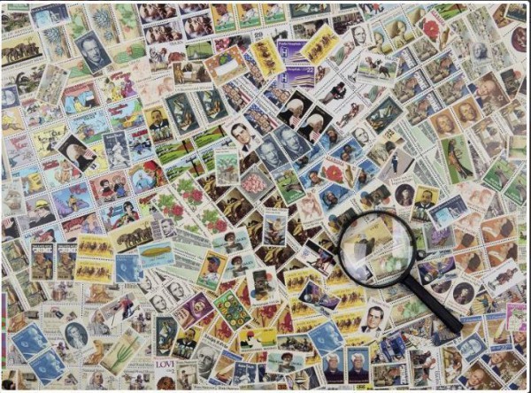RAVENSBURGER, 14805, 4005556148059, PUZZLE OGGETTI RAVENSBURGER FRANCOBOLLI FRANCOBOLLI 500 PZ