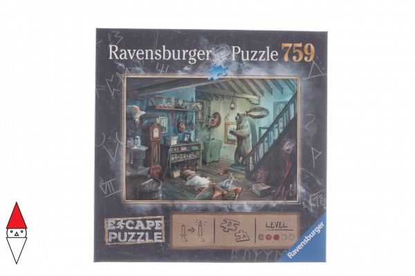 RAVENSBURGER, 16435, 4005556164356, PUZZLE TEMATICO RAVENSBURGER ESCAPE LA CANTINA DEGLI ORRORI 759 PZ