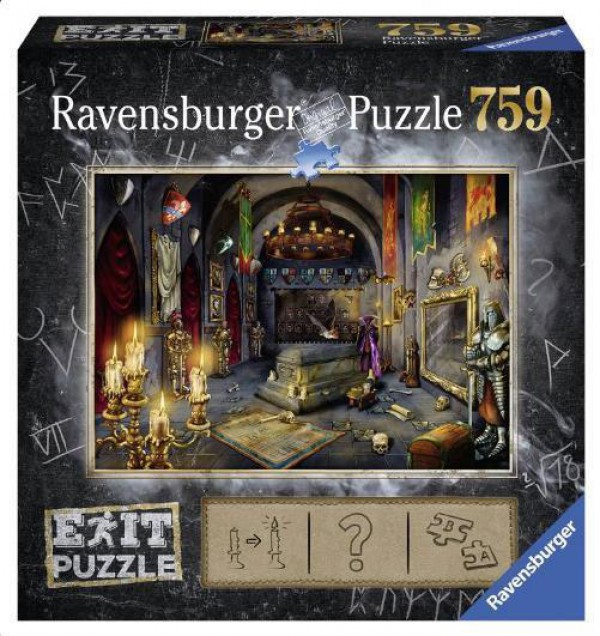 RAVENSBURGER, 19955, 4005556199556, PUZZLE TEMATICO RAVENSBURGER EXIT VAMPIRO 759 PZ