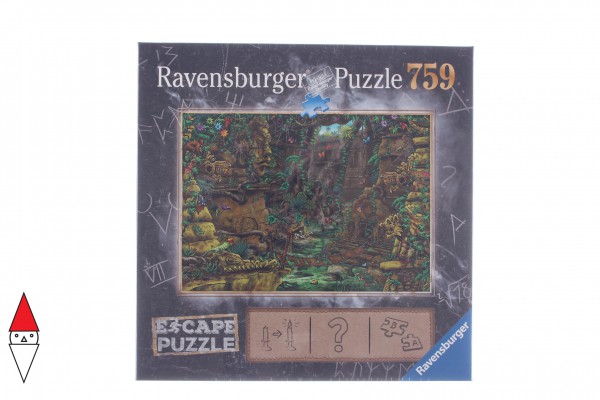 RAVENSBURGER, 19957, 4005556199570, PUZZLE TEMATICO RAVENSBURGER ESCAPE IL TEMPIO 759 PZ