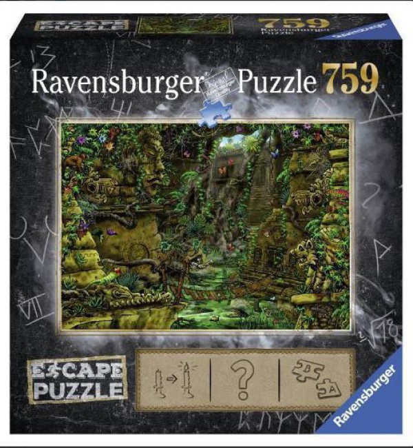 RAVENSBURGER, 19957, 4005556199570, PUZZLE TEMATICO RAVENSBURGER ESCAPE IL TEMPIO 759 PZ