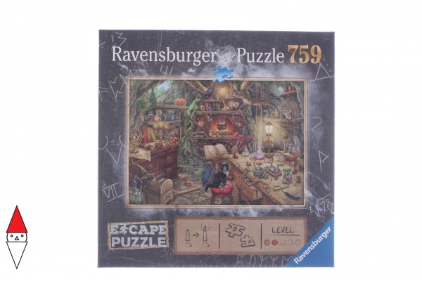 RAVENSBURGER, 19958, 4005556199587, PUZZLE TEMATICO RAVENSBURGER ESCAPE LA CUCINA DELLA STREGA 759 PZ