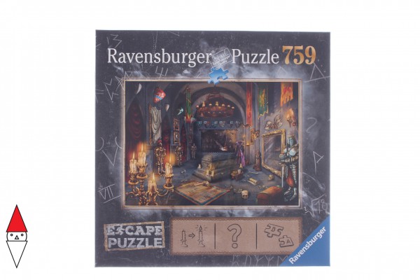 RAVENSBURGER, 19961, 4005556199617, PUZZLE TEMATICO RAVENSBURGER ESCAPE THE PUZZLE VAMPIRO 759 PZ