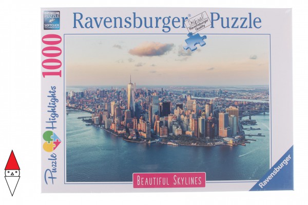 RAVENSBURGER, 14086, 4005556140862, PUZZLE PAESAGGI RAVENSBURGER CITTA NEW YORK 1000 PZ