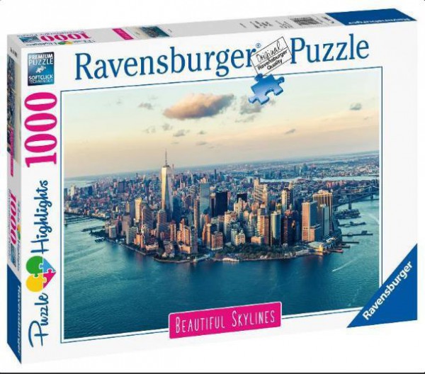 RAVENSBURGER, 14086, 4005556140862, PUZZLE PAESAGGI RAVENSBURGER CITTA NEW YORK 1000 PZ