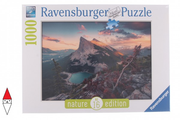 RAVENSBURGER, 15011, 4005556150113, PUZZLE PAESAGGI RAVENSBURGER MONTAGNA TRAMONTO IN MONTAGNA 1000 PZ