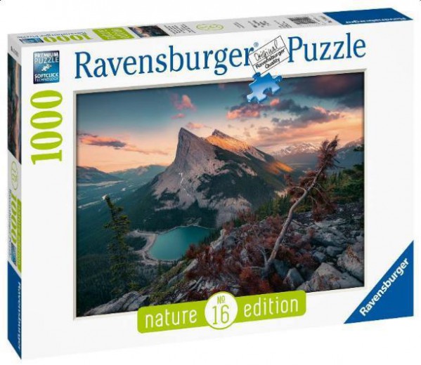 RAVENSBURGER, 15011, 4005556150113, PUZZLE PAESAGGI RAVENSBURGER MONTAGNA TRAMONTO IN MONTAGNA 1000 PZ
