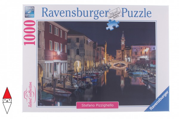 RAVENSBURGER, 16196, 4005556161966, PUZZLE PAESAGGI RAVENSBURGER CITTA CANALI DI VENEZIA 1000 PZ