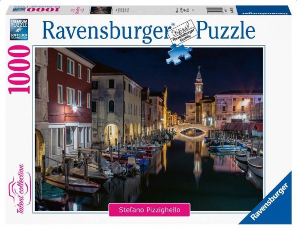 RAVENSBURGER, 16196, 4005556161966, PUZZLE PAESAGGI RAVENSBURGER CITTA CANALI DI VENEZIA 1000 PZ