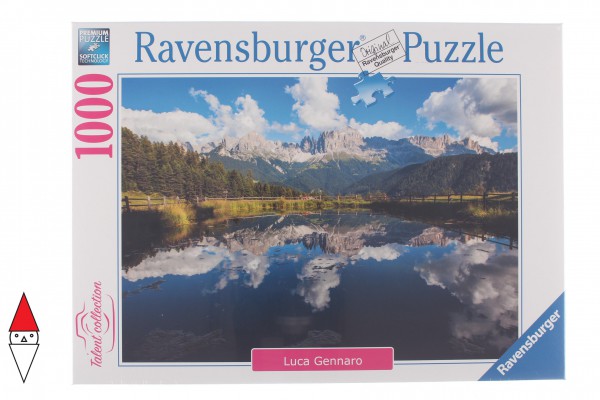 RAVENSBURGER, 16197, 4005556161973, PUZZLE PAESAGGI RAVENSBURGER MONTAGNA VITA IN MONTAGNA 1000 PZ