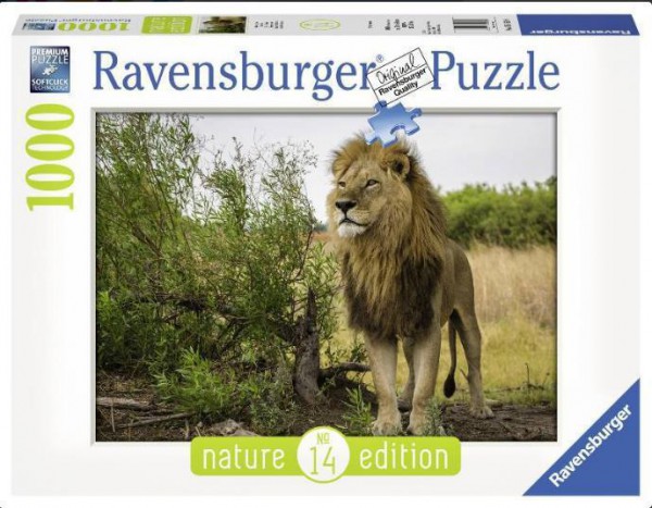 RAVENSBURGER, 15160, 4005556151608, PUZZLE ANIMALI RAVENSBURGER LEONI RE DEI LEONI 1000 PZ