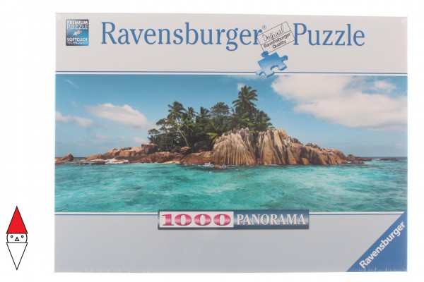 RAVENSBURGER, 19884, 4005556198849, PUZZLE PAESAGGI RAVENSBURGER MARE E OCEANO ISOLA DI S PIERRE PANORAMA 1000 PZ