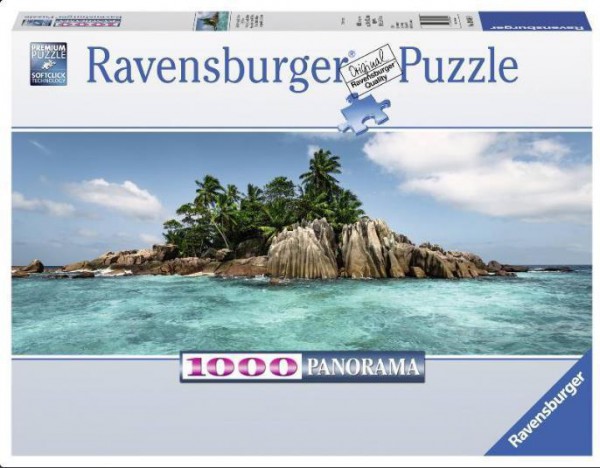 RAVENSBURGER, 19884, 4005556198849, PUZZLE PAESAGGI RAVENSBURGER MARE E OCEANO ISOLA DI S PIERRE PANORAMA 1000 PZ