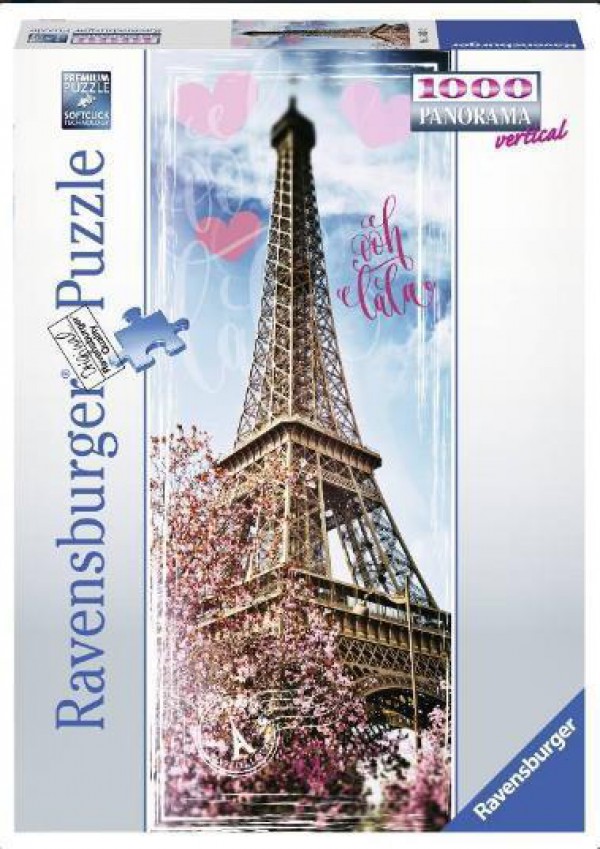 RAVENSBURGER, 15103, 4005556151035, PUZZLE PAESAGGI RAVENSBURGER OOH LA LA PARIGI 1000 PZ
