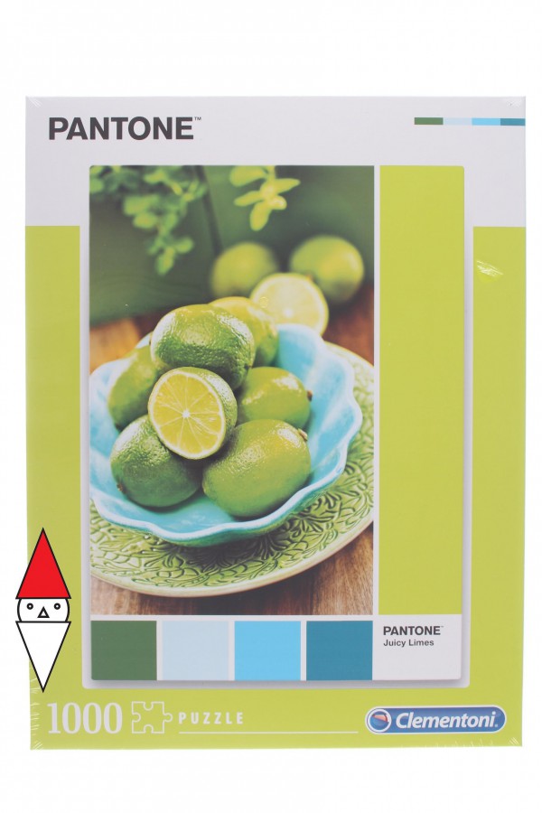 CLEMENTONI, 39492, 8005125394920, PUZZLE TEMATICO CLEMENTONI COLORI PANTONE VERDE JUICY LIMES 1000 PZ