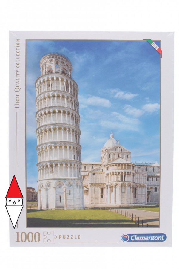 CLEMENTONI, 39455, 8005125394555, PUZZLE PAESAGGI CLEMENTONI CITTA PISA 1000 PZ