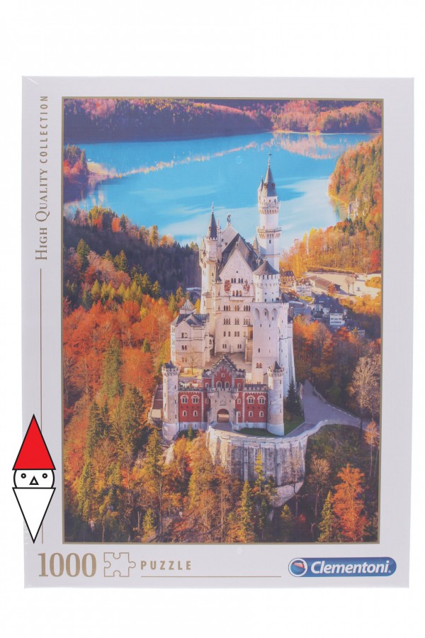 CLEMENTONI, 39382, 8005125393824, PUZZLE EDIFICI CLEMENTONI CASTELLO DI NEUSCHWANSTEIN 1000 PZ