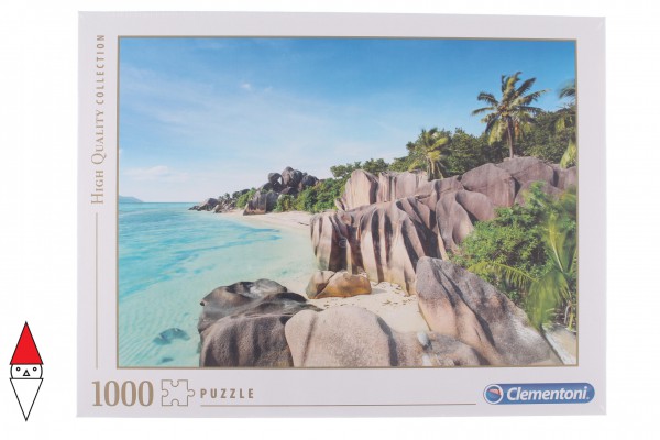 CLEMENTONI, 39413, 8005125394135, PUZZLE PAESAGGI CLEMENTONI PARADISE BEACH 1000 PZ