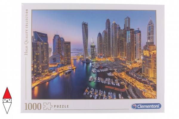 CLEMENTONI, 39381, 8005125393817, PUZZLE PAESAGGI CLEMENTONI DUBAI 1000 PZ
