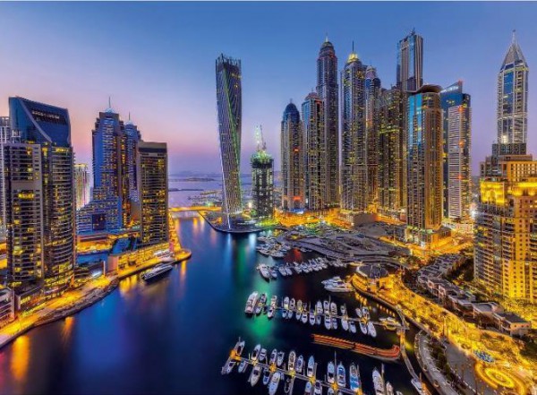 CLEMENTONI, 39381, 8005125393817, PUZZLE PAESAGGI CLEMENTONI DUBAI 1000 PZ