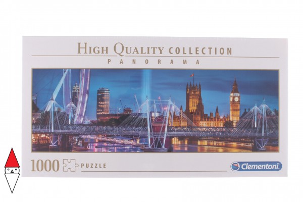 CLEMENTONI, 39485, 8005125394852, PUZZLE PAESAGGI CLEMENTONI CITTA PANORAMA LONDRA MULTICOLORE 1000 PZ