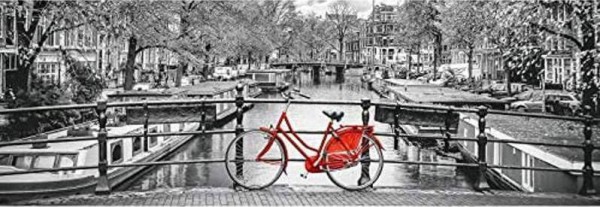 CLEMENTONI, 39440, 8005125394401, PUZZLE PAESAGGI CLEMENTONI CITTA PANORAMA AMSTERDAM BICICLETTA 1000 PZ