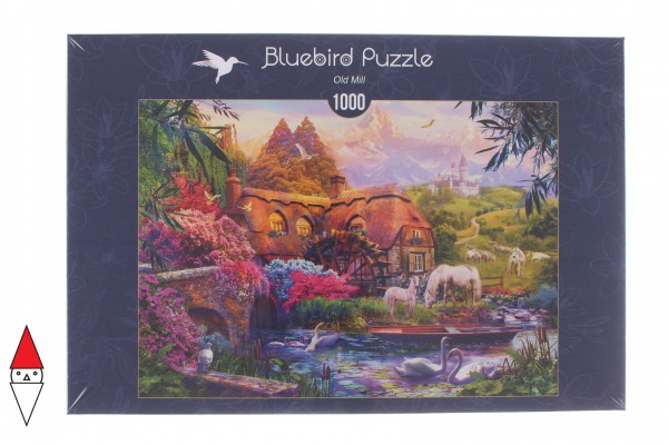 BLUEBIRD, 70305-P, 3663384703058, PUZZLE PAESAGGI BLUEBIRD MULINI OLD MILL VECCHIO MULINO 1000 PZ