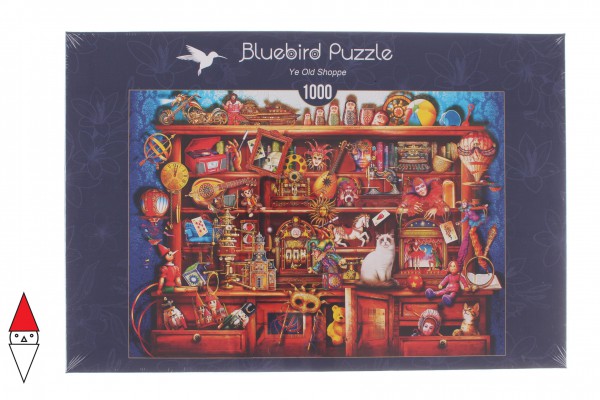 BLUEBIRD, 70308-P, 3663384703089, PUZZLE TEMATICO BLUEBIRD LIBRERIA IL VECCHIO NEGOZIO DI GIOCATTOLI 1000 PZ