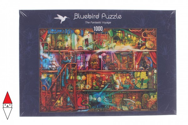 BLUEBIRD, 70307-P, 3663384703072, PUZZLE TEMATICO BLUEBIRD LIBRERIA IL VIAGGIO FANTASTICO 1000 PZ