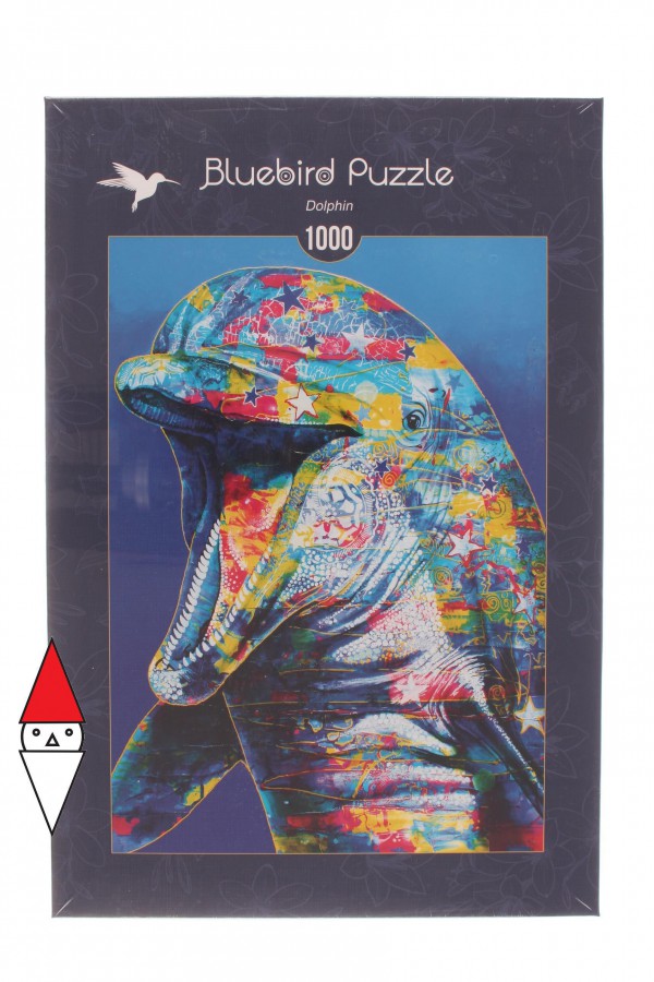 BLUEBIRD, 70302-P, 3663384703027, PUZZLE ANIMALI BLUEBIRD DELFINI DOLPHIN 1000 PZ