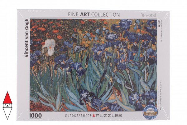 EUROGRAPHICS, 6000-4364, 628136643641, PUZZLE ARTE EUROGRAPHICS IMPRESSIONISMO VAN GOGH IRIS 1000 PZ