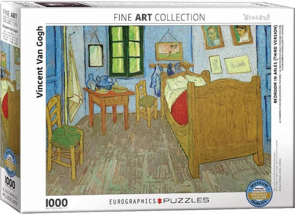 EUROGRAPHICS, 6000-0838, 628136608381, PUZZLE ARTE EUROGRAPHICS VINCENT VAN GOGH - LA CAMERA DI ARLES 1000 PZ