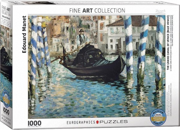 EUROGRAPHICS, 6000-0828, 628136608282, PUZZLE ARTE EUROGRAPHICS EDOUARD MANET - CANAL GRANDE VENEZIA 1000 PZ