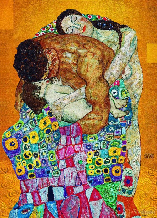EUROGRAPHICS, 6000-5477, 628136654777, PUZZLE ARTE EUROGRAPHICS GUSTAV KLIMT - LA FAMIGLIA 1000 PZ
