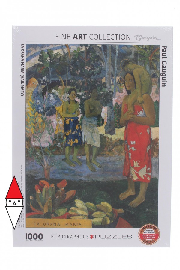 EUROGRAPHICS, 6000-0835, 628136608350, PUZZLE ARTE EUROGRAPHICS PAUL GAUGUIN - LA ORANA MARIA 1000 PZ