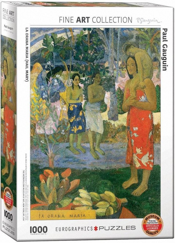 EUROGRAPHICS, 6000-0835, 628136608350, PUZZLE ARTE EUROGRAPHICS PAUL GAUGUIN - LA ORANA MARIA 1000 PZ