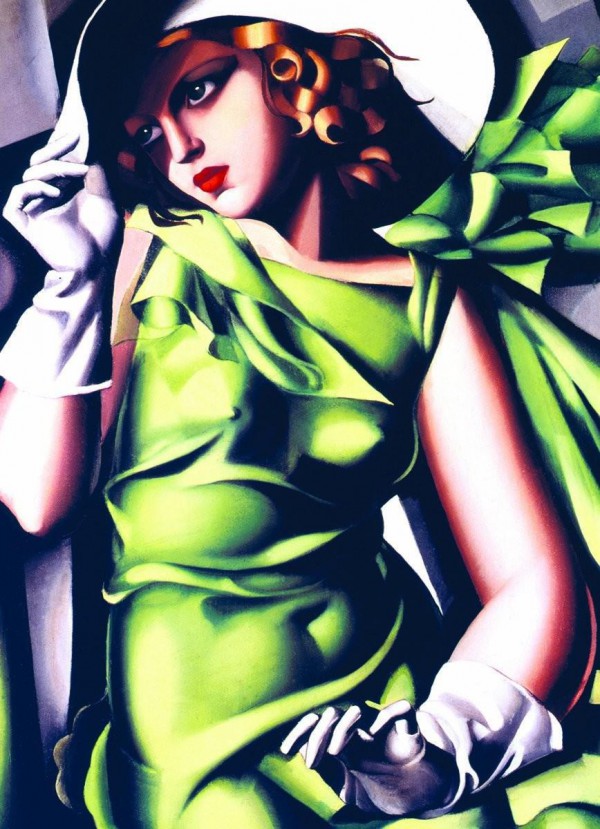 EUROGRAPHICS, 6000-1058, 628136610582, PUZZLE ARTE EUROGRAPHICS TAMARA DE LEMPICKA GIOVANE DONNA IN VERDE 1000 PZ