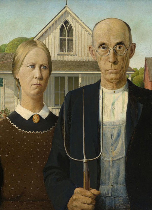 EUROGRAPHICS, 6000-5479, 628136654791, PUZZLE ARTE EUROGRAPHICS GRANT WOOD - AMERICAN GOTHIC 1000 PZ