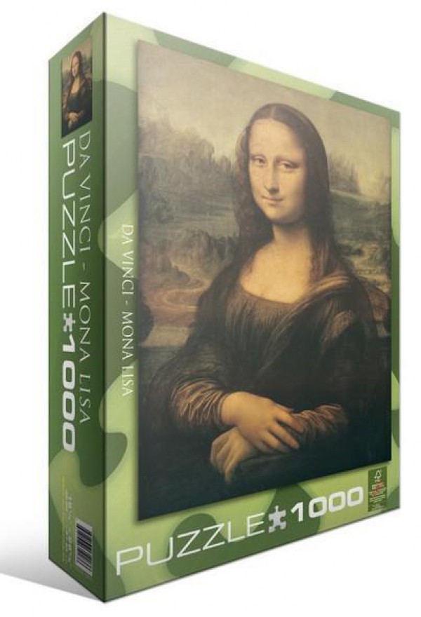 EUROGRAPHICS, 6000-1203, 628136612036, PUZZLE ARTE EUROGRAPHICS LEONARDO DA VINCI MONA LISA LA GIOCONDA 1000 PZ