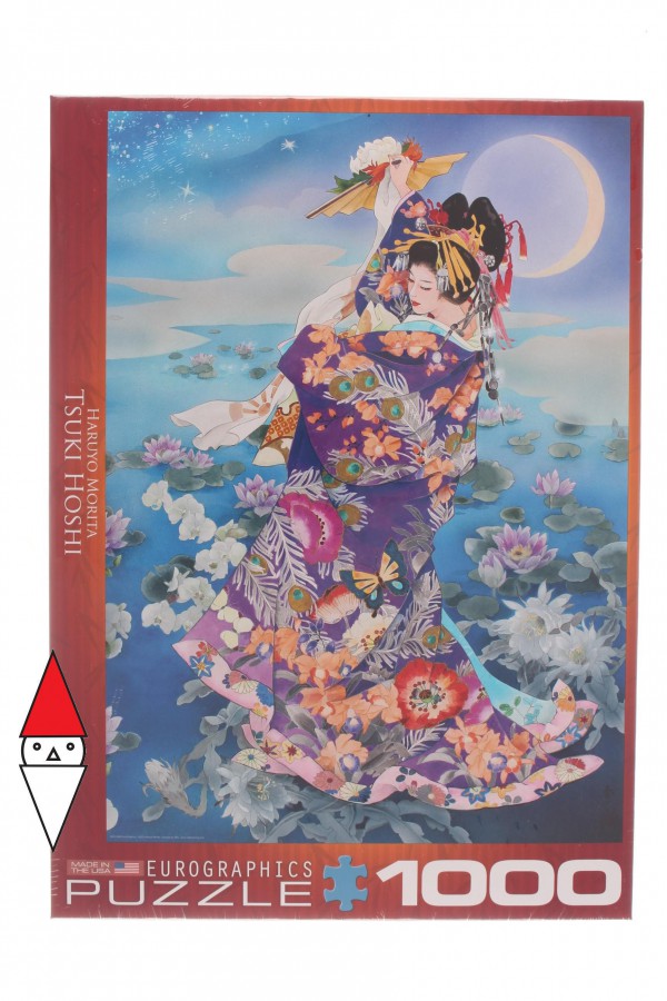 EUROGRAPHICS, 6000-0563, 628136605632, PUZZLE ARTE EUROGRAPHICS HARUYO MORITA - TSUKI HOSHI 1000 PZ