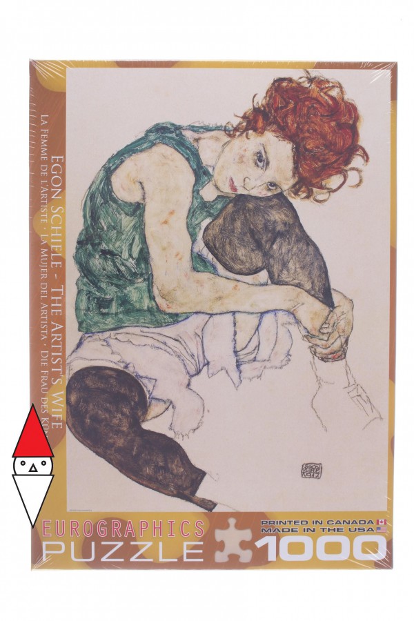 EUROGRAPHICS, 6000-4539, 628136645393, PUZZLE ARTE EUROGRAPHICS PITTURA 1900 EGON SCHIELE L ARTISTE 1000 PZ