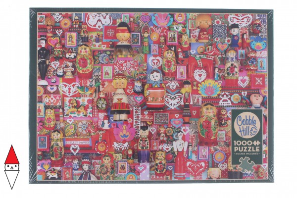 COBBLE HILL, 80265, 625012802659, PUZZLE OGGETTI COBBLE HILL GIOCATTOLI DOLLIES BAMBOLE 1000 PZ