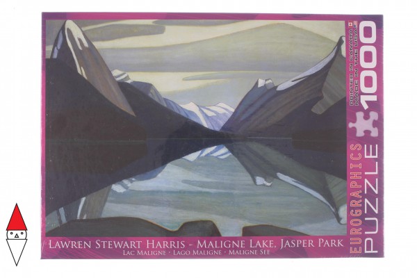 EUROGRAPHICS, 6000-0136, 628136601368, PUZZLE ARTE EUROGRAPHICS MALIGNE LAKE, JASPER PARK, 1924EUR 1000 PZ