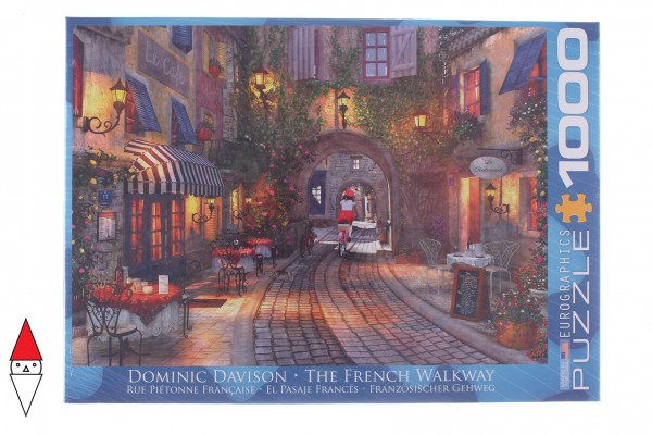 EUROGRAPHICS, 6000-0961, 628136609616, PUZZLE TEMATICO EUROGRAPHICS DOMINIC DAVISON - THE FRENCH WALKWAY 1000 PZ