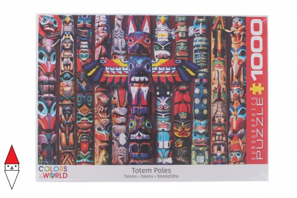 EUROGRAPHICS, 6000-5349, 628136653497, PUZZLE OGGETTI EUROGRAPHICS TOTEM POLES 1000 PZ