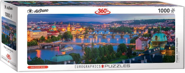 EUROGRAPHICS, 6010-5372, 628136653725, EUROGRAPHICS PANORAMA PRAGA REPUBBLICA CECA 1000 PZ