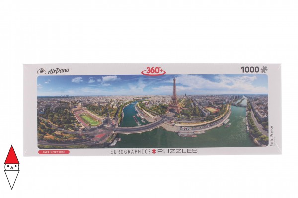 EUROGRAPHICS, 6010-5373, 628136653732, EUROGRAPHICS PANORAMA PARIGI FRANCIA 1000 PZ