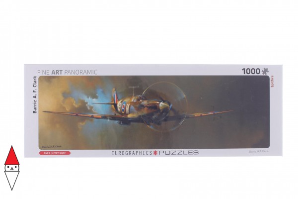 EUROGRAPHICS, 6010-0952, 628136609524, EUROGRAPHICS PANORAMA SPITFIRE BY BARRIE A.F. CLARK 1000 PZ