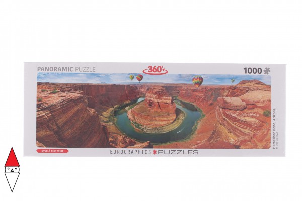 EUROGRAPHICS, 6010-5371, 628136653718, EUROGRAPHICS PANORAMA HORSESHOE BEND ARIZONA 1000 PZ